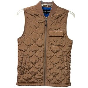 Edgar + Ash quilted vest, men's small